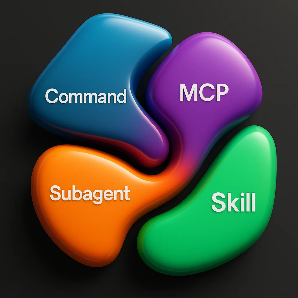 Composition matrix showing how primitives can orchestrate each other