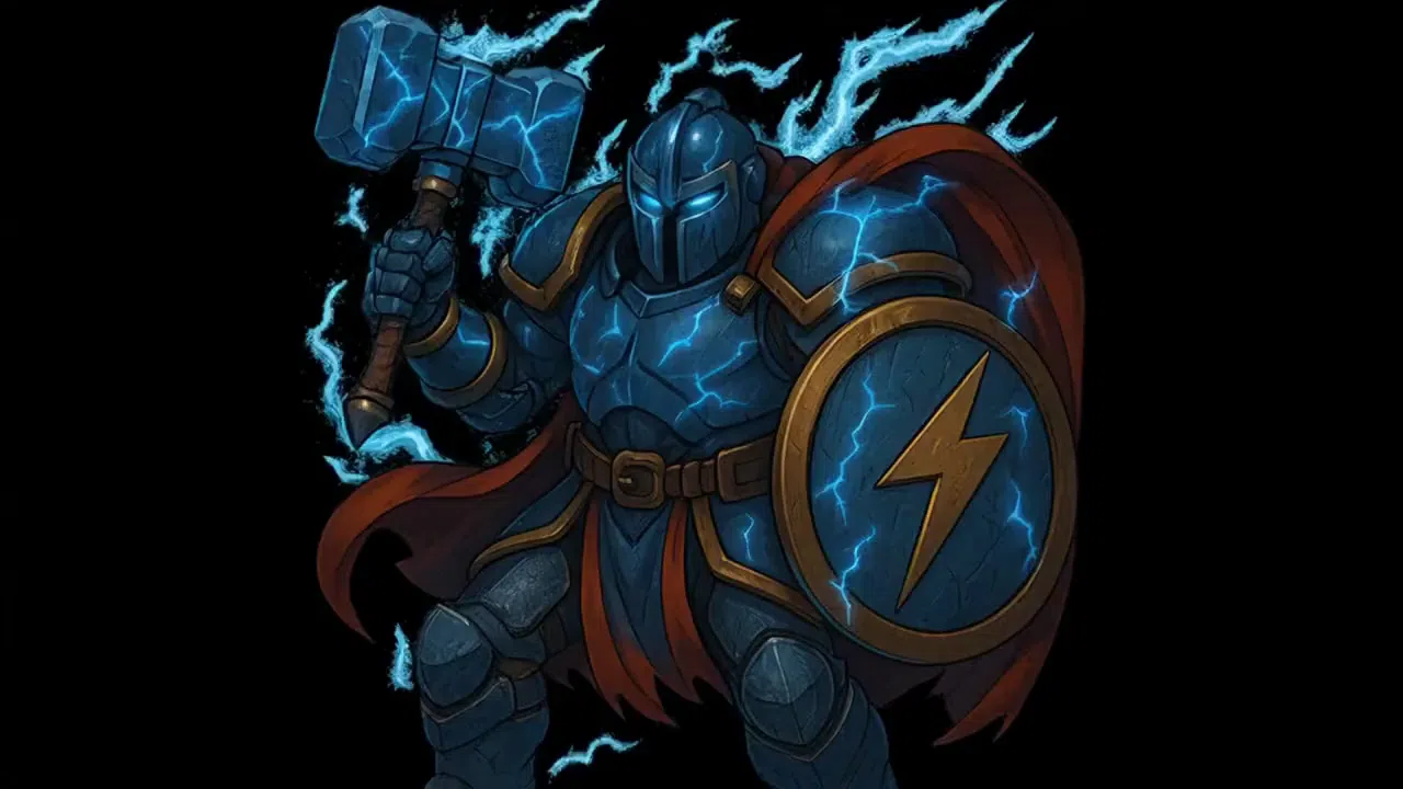 Fundrick ultimate animation - lightning strike attack