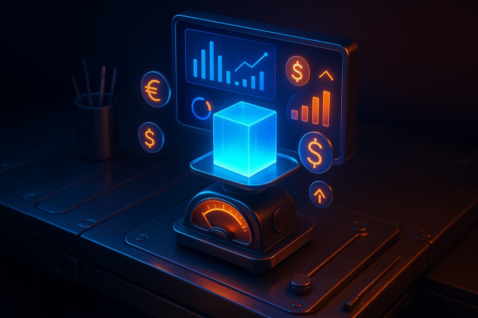 Hero image showing an engineering cost dashboard measuring spend against a shipped feature